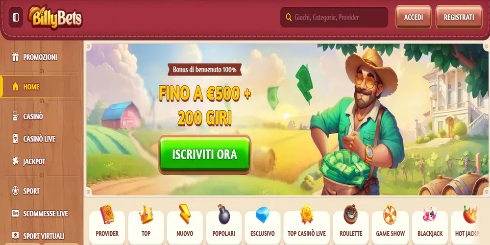 Billy Bets Casino in Svizzera