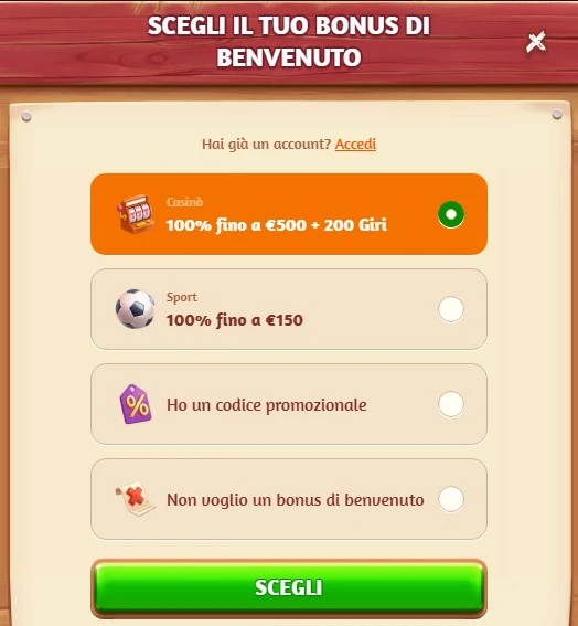 billy bets casino registrati